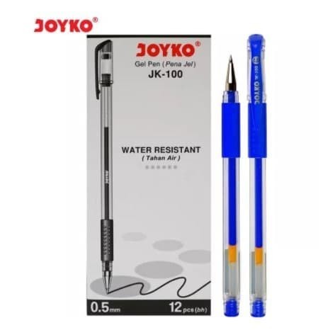 

PULPEN / PEN GEL JOYKO JK 100 WATER RESISTANT [LUSIN]