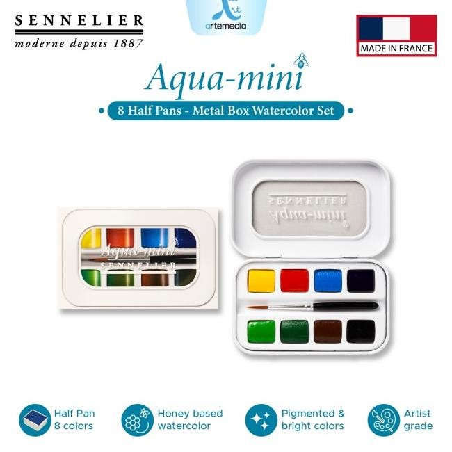 

Cat Air Ennelier L Aquarelle 8 Half Pan Aqua Ni Metal Watercolor