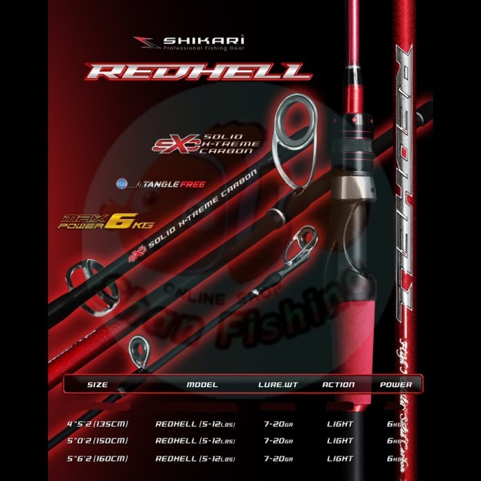 Joran Spinning Shikari Redhell