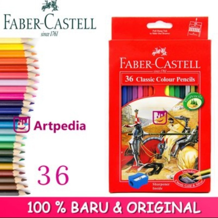 

SALE TERLARIS PENSIL WARNA FABER CASTELL 36 WARNA READYY