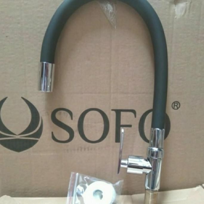 Promo KERAN CUCI PIRING FLEKSIBEL MODEL WASSER TOTO ONDA HITAM/KRAN SINK COD