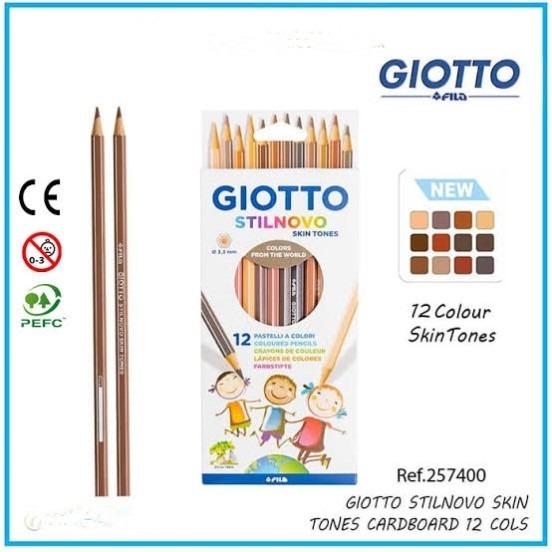 

SALE TERLARIS GIOTTO STILNOVO SKIN TONES COLOR PENCIL SET PENSIL WARNA COKLAT KULIT READYY