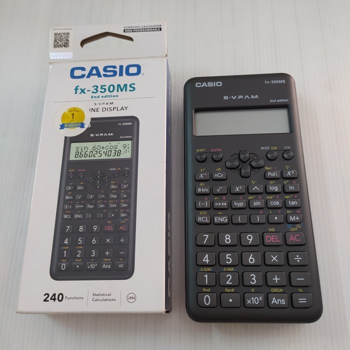 

Scientific Calculator Original Casio FX - 350 MS