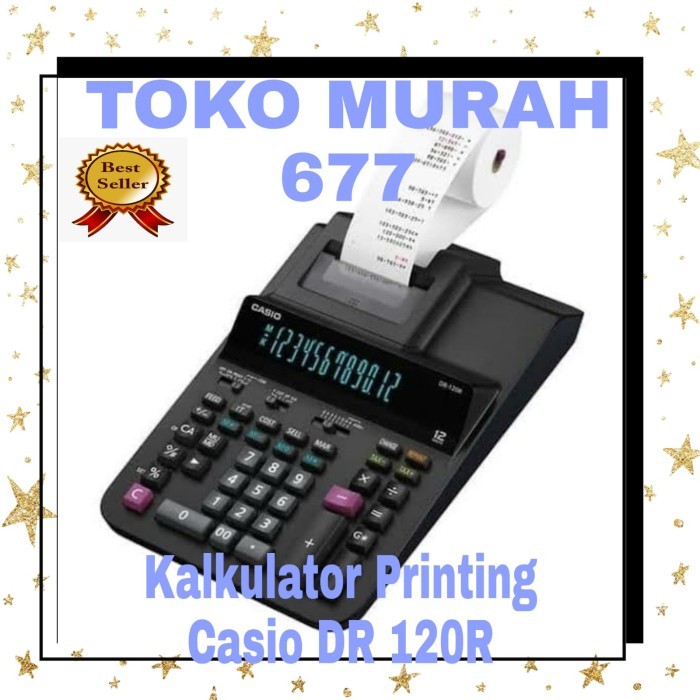 

Casio DR-120 R - Print Kalkulator Struk/Printing Calculator DR-120R