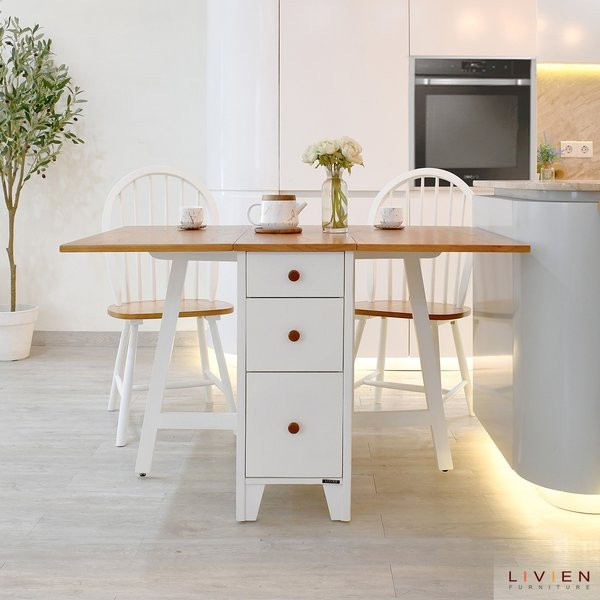 Meja Makan Transformer - Meja Kerja - Meja Lipat - LIVIEN Furniture