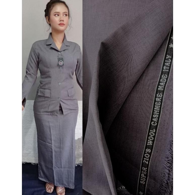 qw-45 seragam PNS GURU abu wanita#seragam guru abu wanita Original