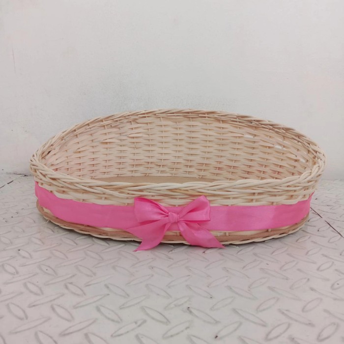 

Keranjang Oval Rotan / Tempat Parcel Buah / Hampers Rotan Makanan