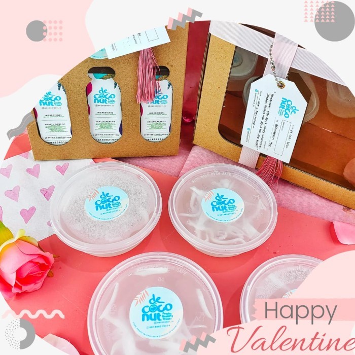 

Paket Hampers Coco Pudding,8 Cups Coconut Pudding/Pudding Kelapa@200Ml