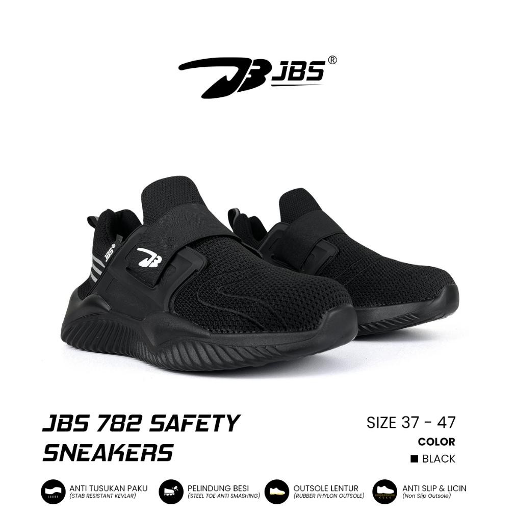 uk-12 Sepatu Safety Sneakers JBS 782 Ujung Besi Sepatu Safety Ujung Besi Kevlar Anti Tusukan Paku Te