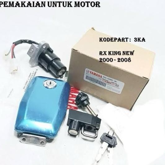 TERLARIS KUNCI KONTAK 1SET LENGKAP YAMAHA RX KING 3KA-H2501-00 MADE IN THAILAND