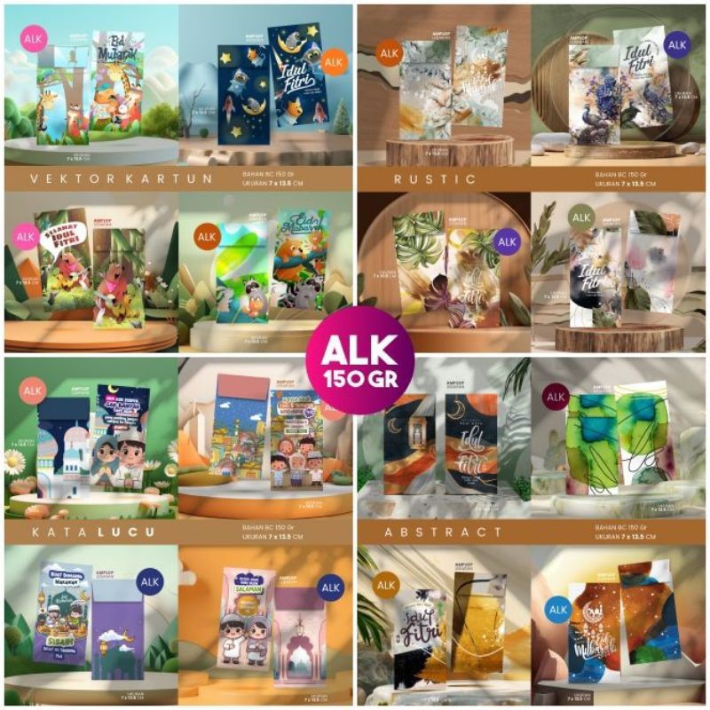 

20 Lembar Amplop Lebaran Idul Fitri Premium Exclusive