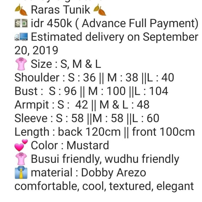 Murah Tunik Raras Grey/Abu-abu by Deenay Signature Non COD