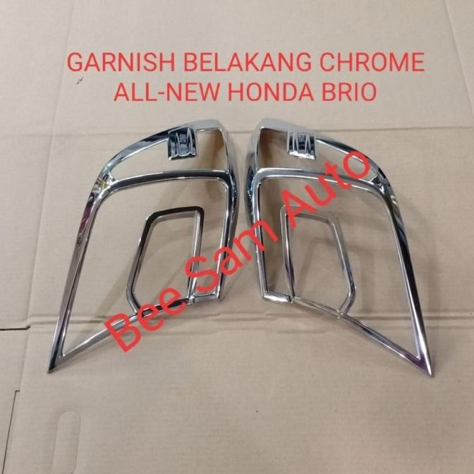 Tail Lamp Garnish / Garnish Belakang All New Brio 2019 Chrome  SALE