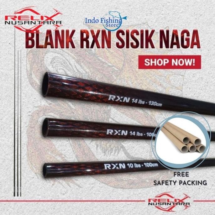 Blank Joran Pancing SISIK NAGA RELIX NUSANTARA Carbon Hollow Bolong SALE
