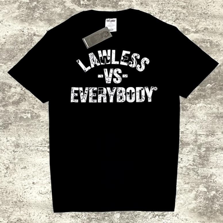 Promo Kaos CodLawless X Urbain Lawless Vs Everybody Tshirt Black Tidur Pendek Fashion Hardworking T 