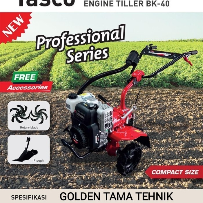 TERBARU Mesin Bajak Tanah TASCO BK 40 Traktor Mini Engine TASCO BK 40