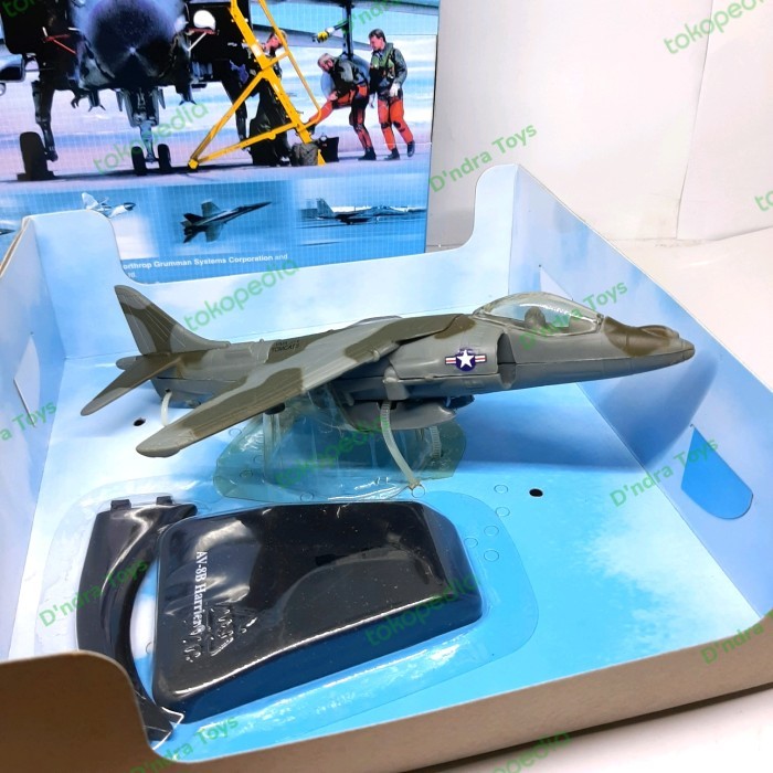 Best seller ~`~ Diecast Skypilot Newray Miniatur Pesawat Tempur AV - 8B Harrier ~~~