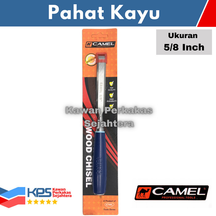 

CAMEL Pahat Kayu Gagang Fiber 5/8" In Inch Tatah Kayu Wood Chisel