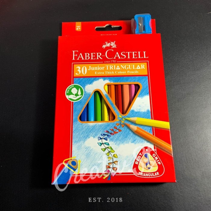 

HARGA DISKON Faber Castell Junior Triangular Colour 30