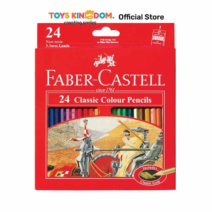 

PROMO Toys Kingdom Faber Castell Set 24 Pcs Pensil Warna Classic 115854