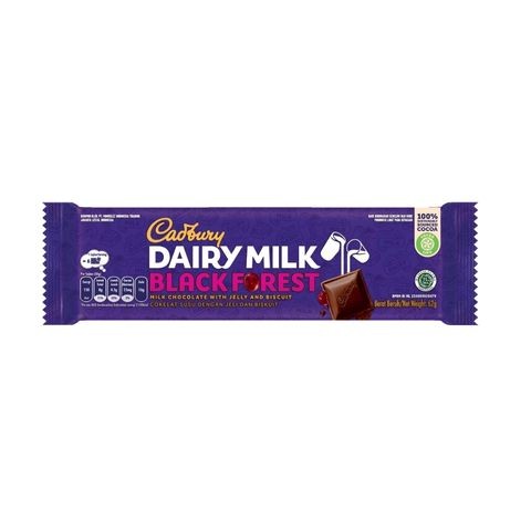 

Cadbury Dairy Milk Black Forest 62Gr/Pcs