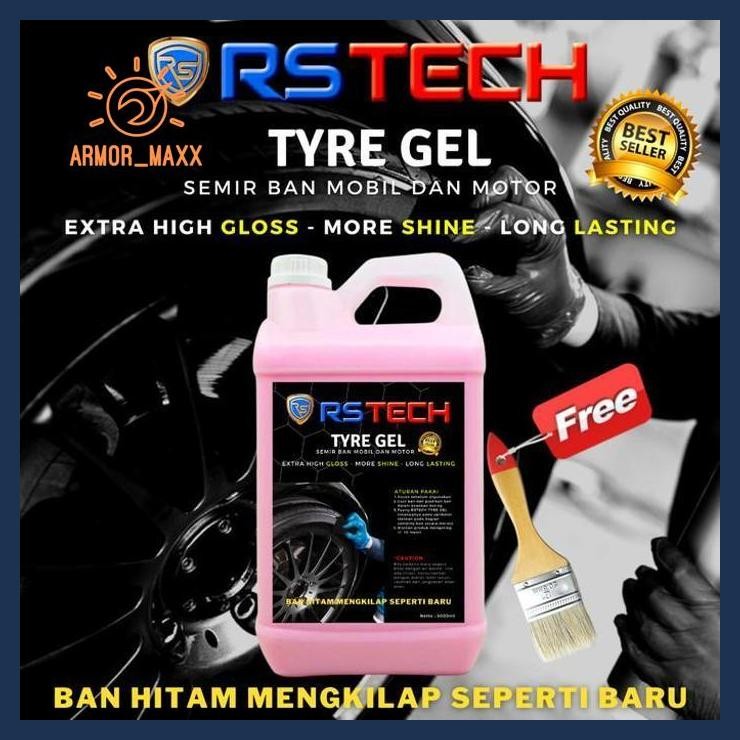 Semir Penghitam Pengkilap Ban Mobil Motor 5 Liter Tire Polish No Kit