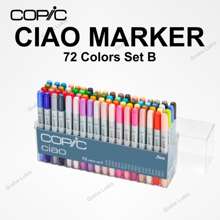 

TERMURAH Copic Ciao Marker Set 72 - B