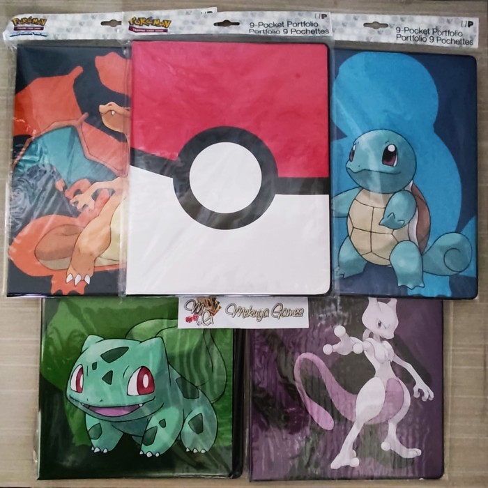 

Ultra Pro Pokemon 9-Pocket Portfolio Binder Buku Album 180 Kartu
