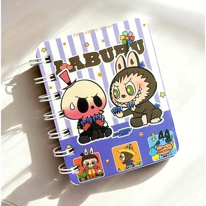 

New Trend! Notebook Ring LABUBU - Buku Catatan Scrapbook Low Price