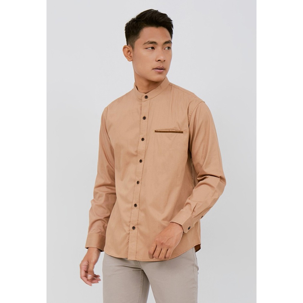 Murah Carvil Baju Koko ABIZAR-KH KHAKI Non COD