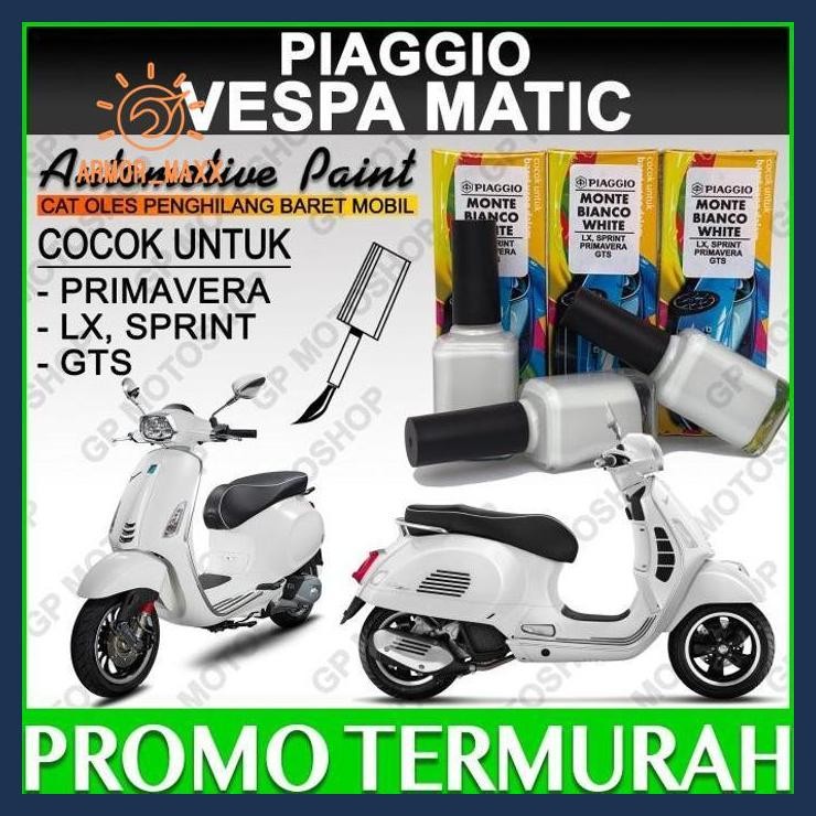 Piaggio Vespa Montebianco White Cat Oles Penghilang Baret Motor Putih
