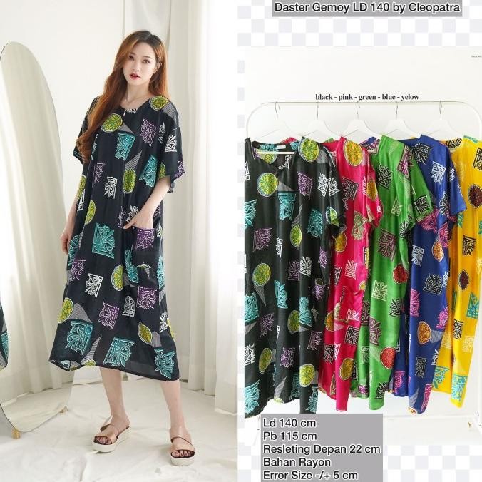 Promo Daster Super Jumbo Ld 150 Katun Rayon Premium Busui Dress Hamil Homewe