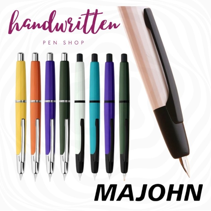 

TERBARU MAJOHN A2 The Slim VP Capless Fountain Pen HOT SALE!