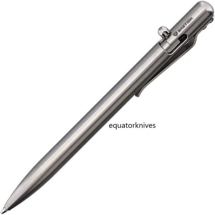 BSTN257 Bastion Bolt Action Pen-SLIM Titanium