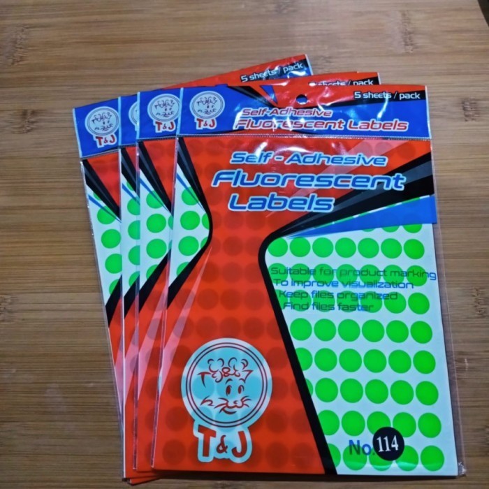 

Label Bulat Tom & Jerry (T&J) No. 114