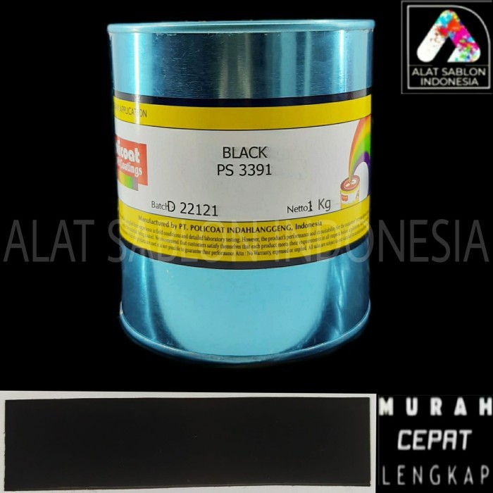 

Tinta Sablon Policoat Ps 3391 Black Tinta Pvc 1Kg