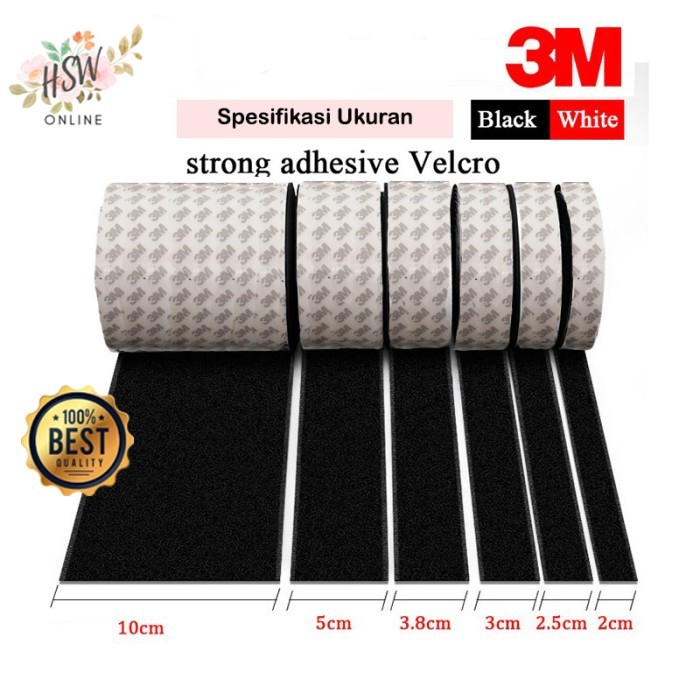 

Velkro Perekat Kain Serbaguna Double Tape Kasar Dan Halus Kretekan