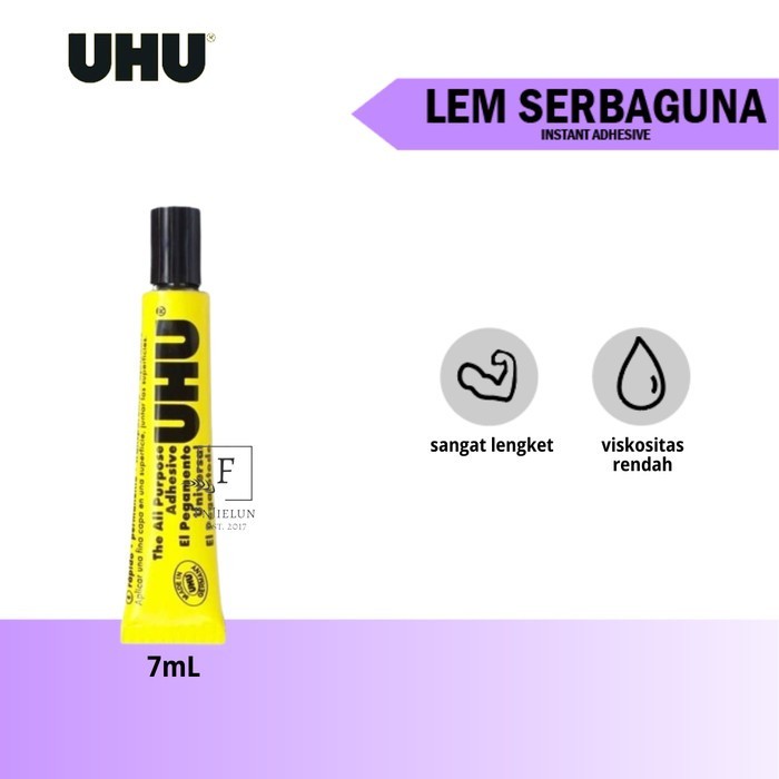 

Lem Uhu Cair 7Ml All Purpose Adhesive Lem Serbaguna