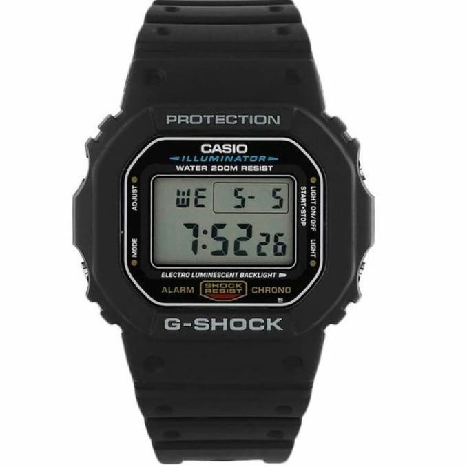 CASIO G-SHOCK DW-5600E-1V / GSHOCK DW5600E ORIGINAL & BERGARANSI