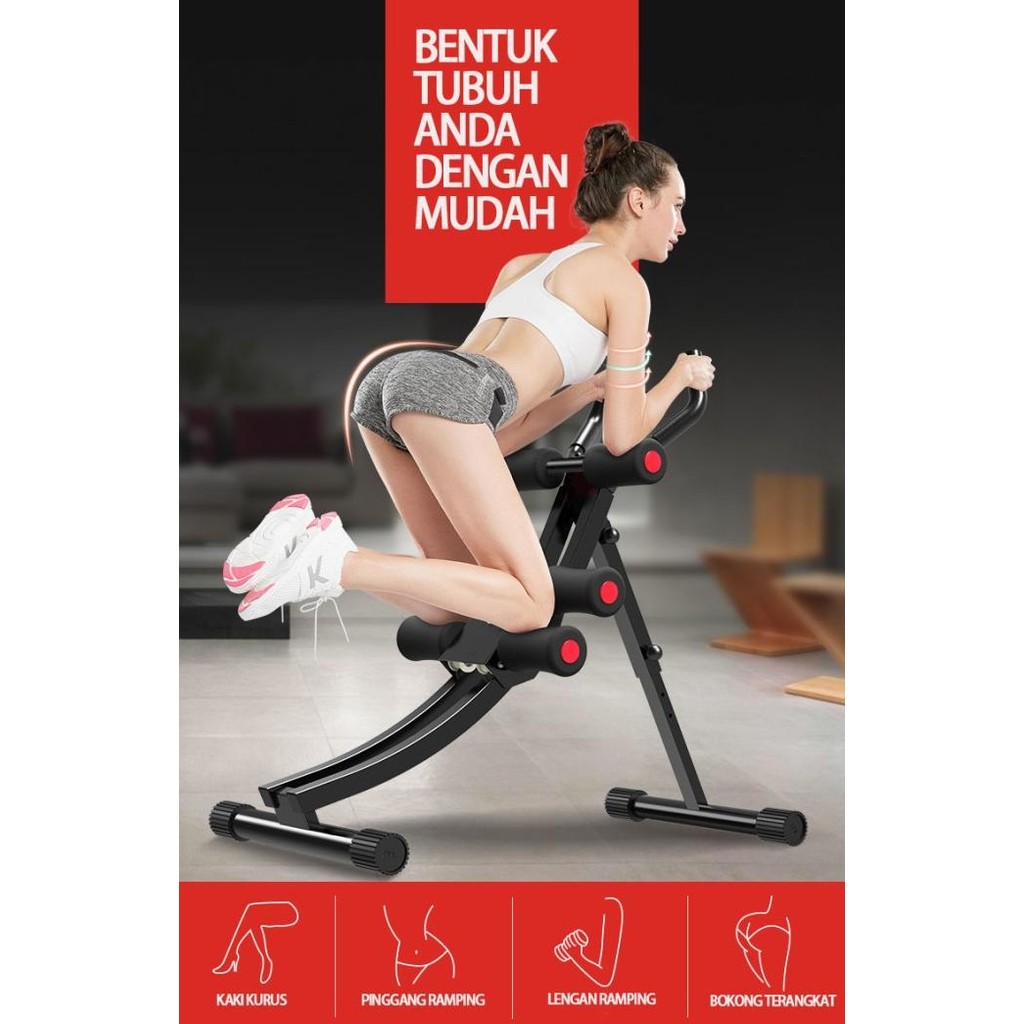 Keep Going Max- Alat fitness otot perut, Alat pengecil perut, Mesin latihan perut rumahan, Mesin ola