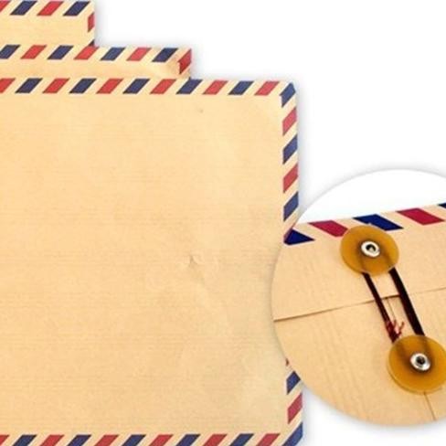 

[ PACK ] Amplop Coklat Polos Bertali - Air Mail BHG-311 MURAH