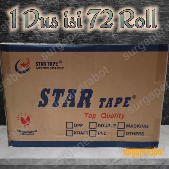 

LAKBAN BENING / COKLAT 1 DUS ISI 72 ROLL 45MM X 90YARD 2 INCH MURAH ASLI