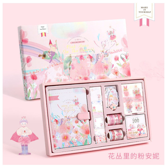 

HARGA DISKON Buku Agenda - Notebook Diary Set - Journal Kit Set - Agenda Aesthetic