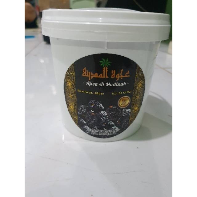 

KURMA AJWA EMBER KURMA NABI KEMASAN EMBER 850GR