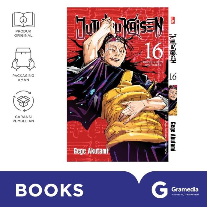 

New Gramedia Komik Jujutsu Kaisen 16 (Gege Akutami)