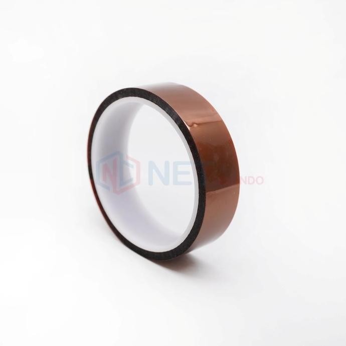 

LAKBAN / ISOLASI / TAPE KAPTON ANTI PANAS / TAHAN PANAS 2,5CM ASLI