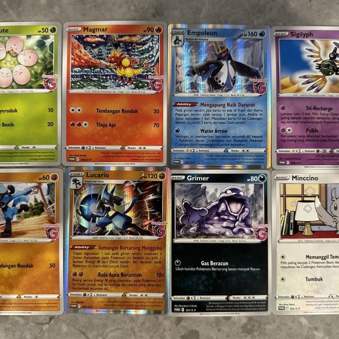 

New Set Lengkap Pokemon Gramedia S9 295/S-P ~ 320/S-P Minccino Gramedia Pokemon TCG Indonesia