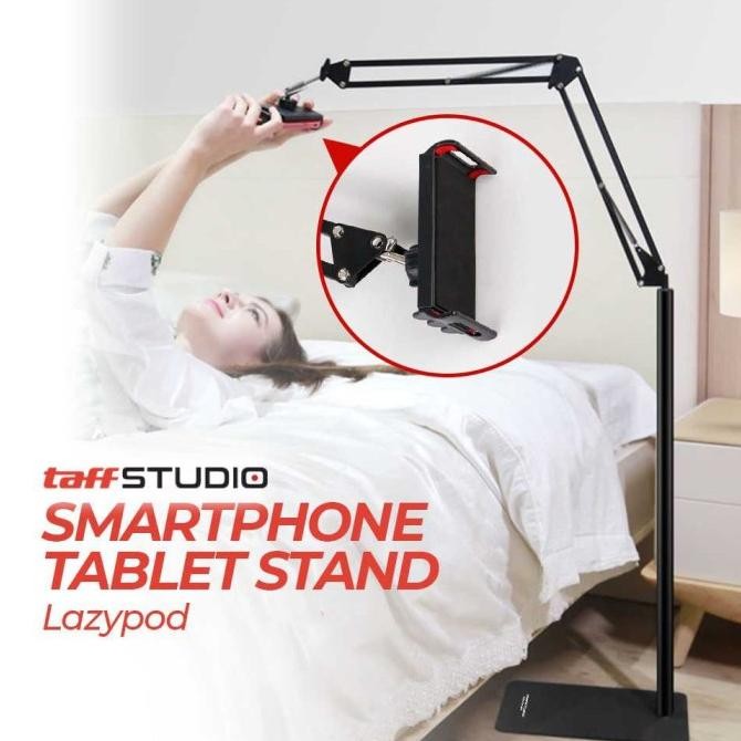 Lazypod Smartphone Tablet Stand Bracket 360 Degree 140cm