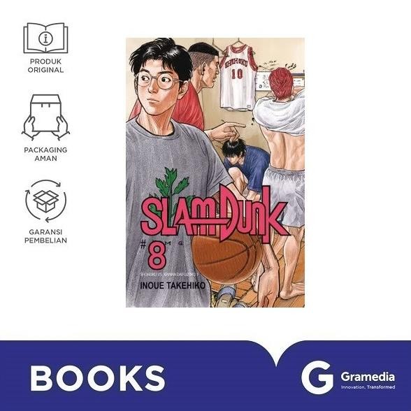 

New Gramedia Buku Komik Slam Dunk New Edition 08