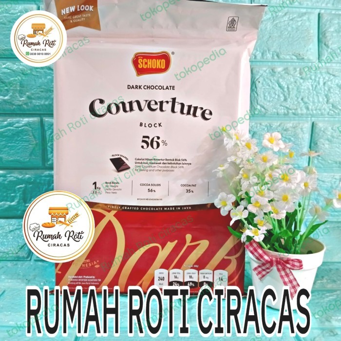 

chocolate 1 kg Couverture Schoko Batang bukan Callebaut valrhona tulip